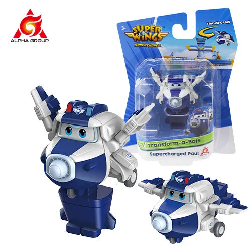 Super Wings MINA MIRA Transformer Robot Transforming Toy Airplane Season 5